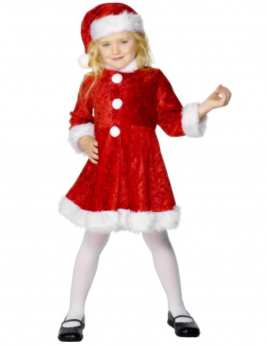 vegaoo Weihnachtsfrau-Kost&uuml;m f&uuml;r M&auml;dchen 9-11 Jahre