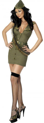 vegaoo Sexy Milit&auml;r-Kost&uuml;m f&uuml;r Damen S