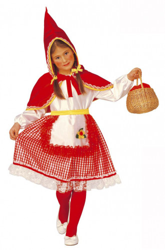 vegaoo Rotk&auml;ppchen Kost&uuml;m f&uuml;r M&auml;dchen 4-5 Jahre