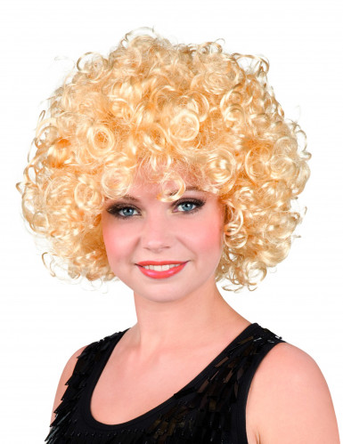 vegaoo Per&uuml;cke blond mit Locken f&uuml;r Damen Einheitsgr&ouml;&szlig;e