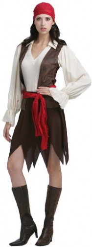vegaoo Piratenkost&uuml;m f&uuml;r Damen L