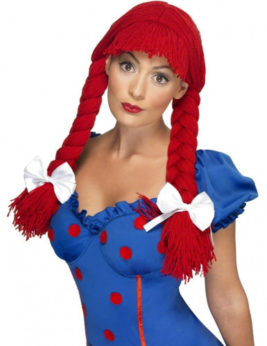 vegaoo Per&uuml;cke  f&uuml;r Damen, kurze Haare, rot. Einheitsgr&ouml;&szlig;e