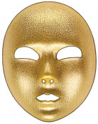 Goldene Gesichtsmaske