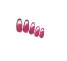 Set mit 15 falschen rosa Fingernägeln für Damen