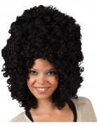 Hohe schwarze Afro-Per�cke f�r Erwachsene