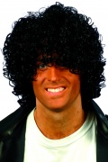 Afro-Perücke schwarz für Erwachsene