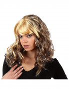 Damenperücke blond und braun