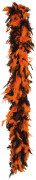 Boa orange-schwarz für Erwachsene