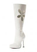 Weiße Stiefel für Damen