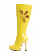 Gelbe Stiefel für Damen