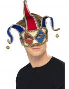 Venezianische Harlekin-Halbmaske