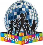 Tischdekoration Disco