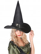 Hexenhut Samt Halloween für Erwachsene