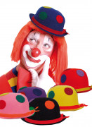 Clownshut mit Tupfen für Erwachsene