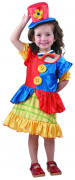 Clownskostüm für Mädchen