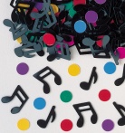 Konfetti Musiknoten
