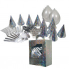 Partyartikel silber f�r 10 Personen