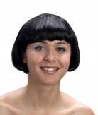Damenkurzhaarperücke schwarz