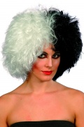 Cruella-Frauenperücke für Halloween