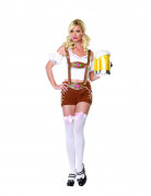Sexy Dirndl Kostüm bayrisch für Damen
