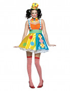 Clownskost�m f�r Damen