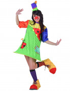 Clowns-Kost�m f�r Damen