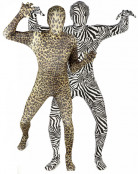 Morphsuits™ - Zebra - Leoparden Paarkostüm