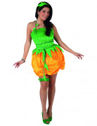 Kürbis-Kostüm Halloween für Damen