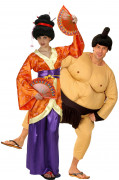 Geisha- und Sumoringerkost�m f�r Paare