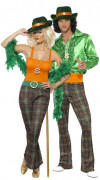 Lady und Gentleman Disco-Paarkost�m
