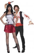Messerwerfer-Kost�m Halloween f�r Paare