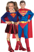Superman und Supergirl Kost�m f�r Kinder