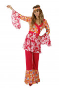 Hippie-Kostüm für Damen
