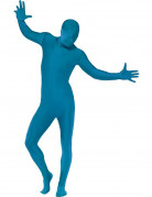 Zweite Haut Kost�m Blau f�r Erwachsene