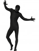 Zweite Haut Kost�m Schwarz f�r Erwachsene