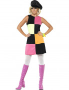 Buntes Disco-Kost�m f�r Damen