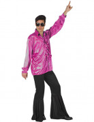 Disco - Kost�m pink f�r Herren
