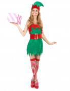Weihnachtswichtel-Kostüm für Damen