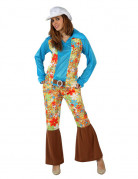 Hippiekostüm Peace and Love für Damen