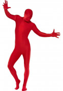 Zweite Haut Kost�m Rot f�r Erwachsene