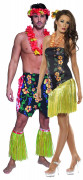Hawaiianisches Paarkost�m f�r Erwachsene