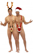 Rentier und Weihnachtsmann-Kost�m f�r Herren
