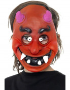 Halloween-Teufelshalbmaske f�r Kinder
