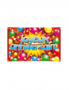 Fahne bunt Joyeux anniversaire