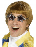 Elton-Perücke und Brille