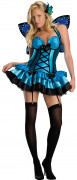 Sexy blaues Feenkostüm für Damen