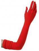 Lange rote Handschuhe für Herren