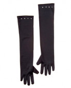 Schwarze lange Handschuhe für Kinder