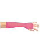 Rosa NetzfäustlingeHandschuhe für Frauen