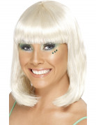 Glamouröse blonde Perücke für Damen